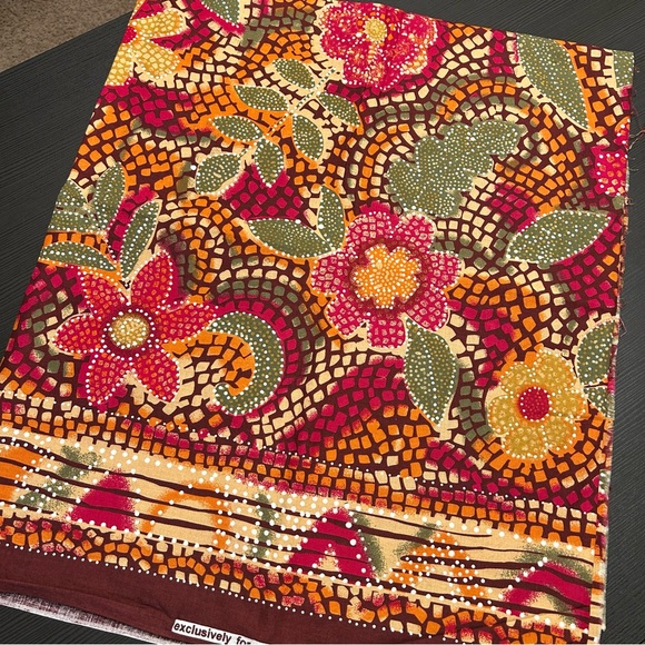 Colorful Floral Fabric, 2 yards - Picture 1 of 5